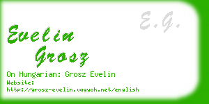 evelin grosz business card